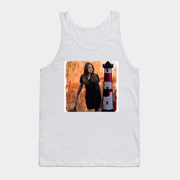 My Muse oil painting Tank Top by Kenkoa